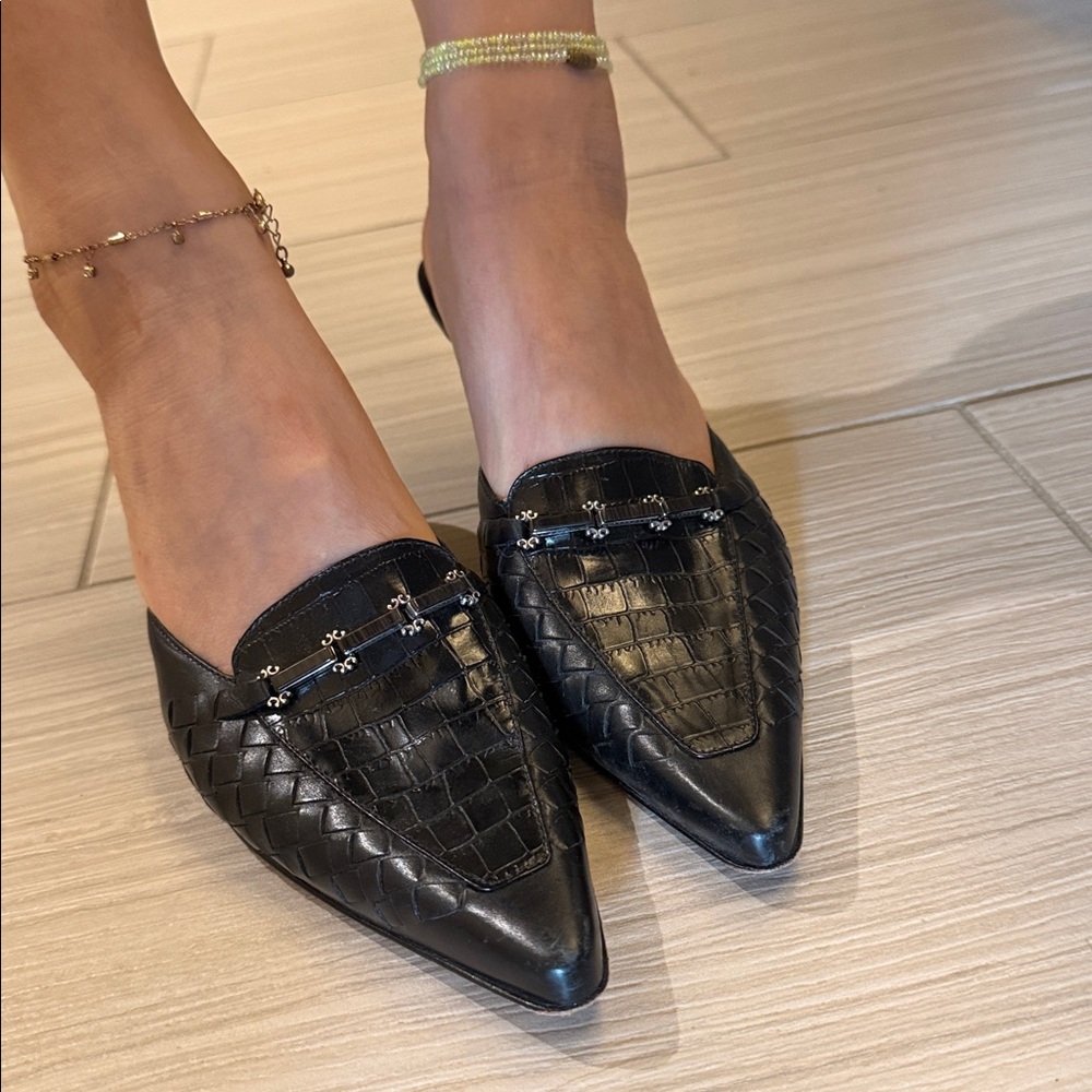 Brighton Bench Made Pamela Heels | Black Leather | Made in Brazil | Size 7 - Picture 6 of 6